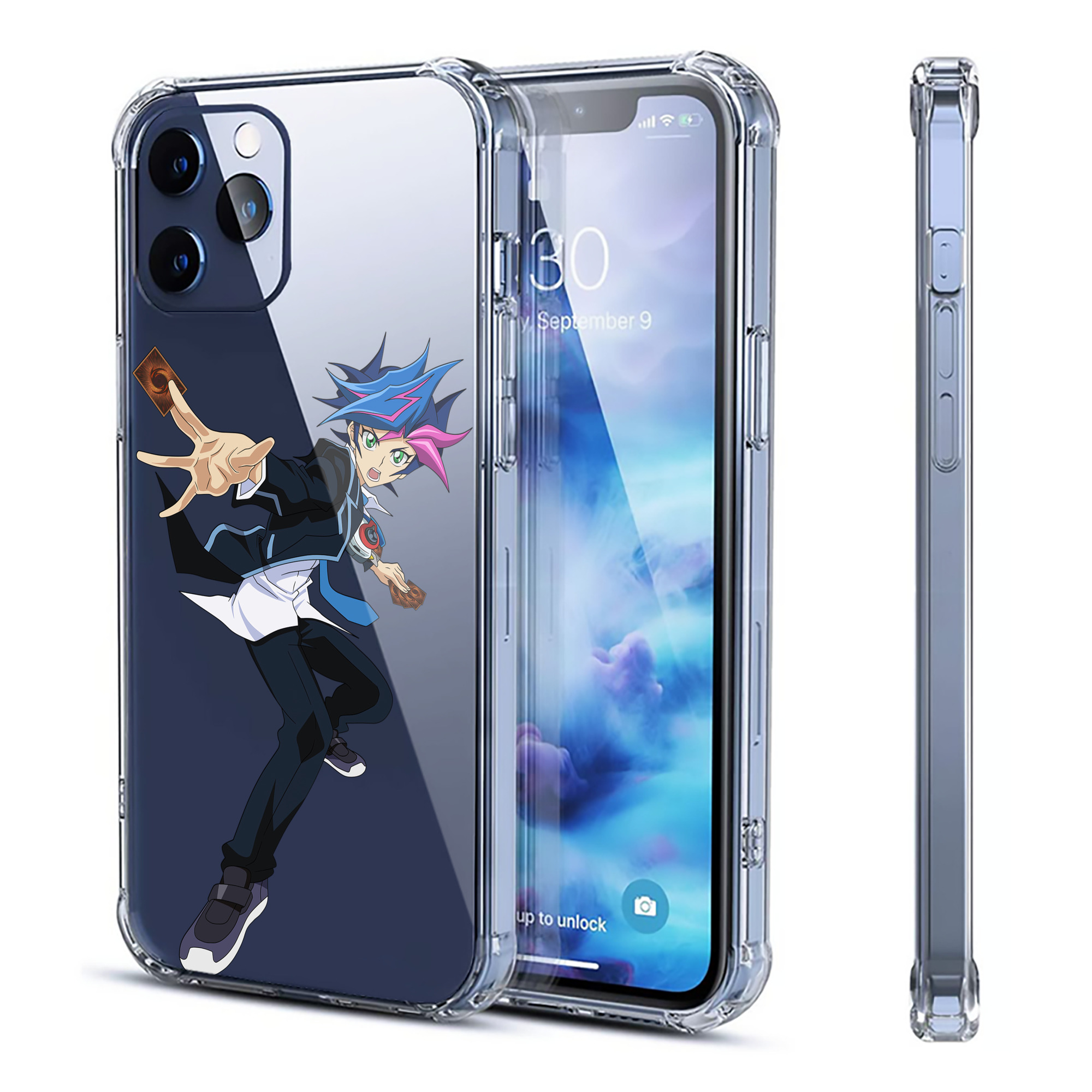 （画像用） 遊☆戯☆王 Yu-Gi-Oh! 【iPhone 12シリーズ対応】透明スマホケース（クリアソフトケース）